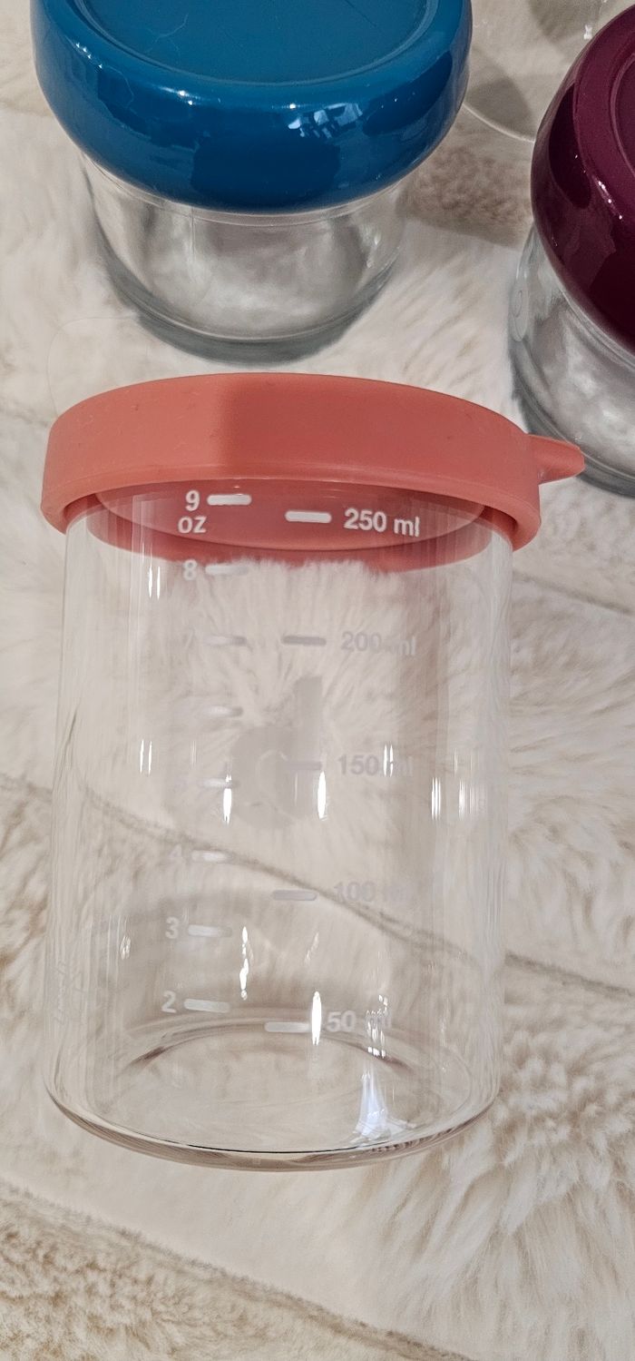 Lot de 9 pots en verre Babymoov excellent état - photo numéro 7