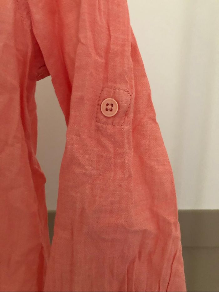 Blouse légère corail et grise - Inextenso 34/36 - photo numéro 5