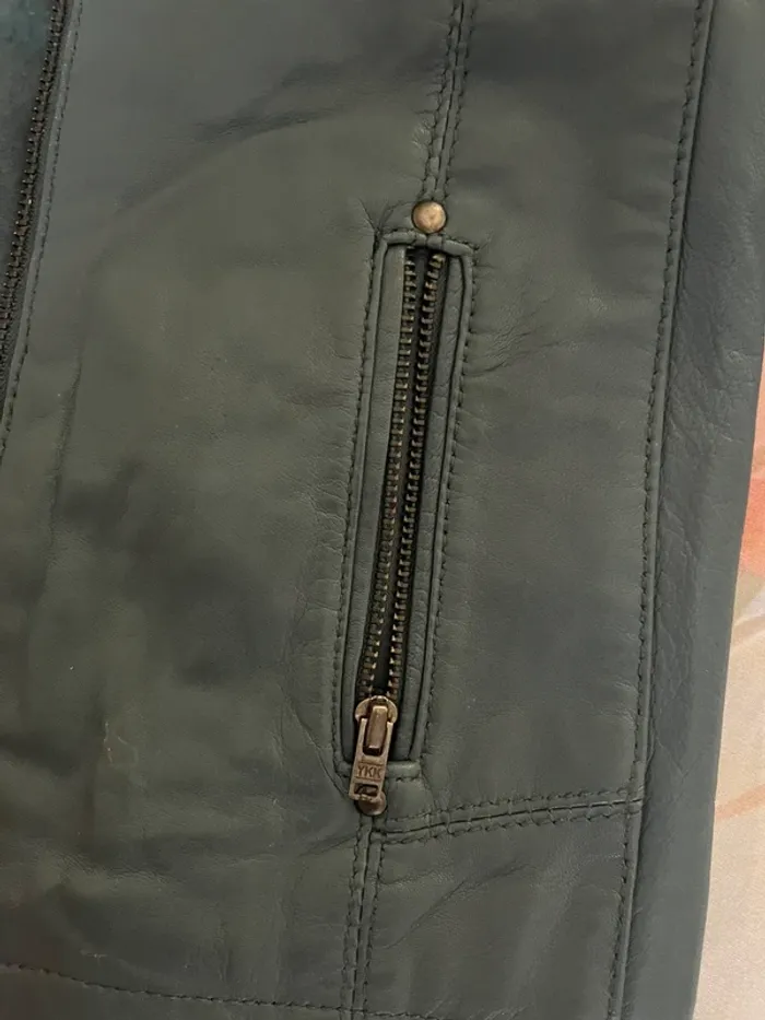 Veste Blazer cuir Naf Naf - photo numéro 8