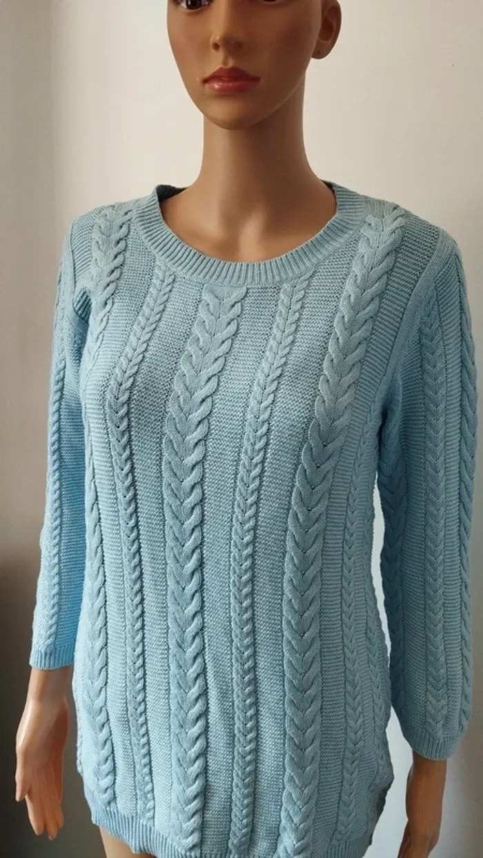 Pull bleu femme taille 38 - photo numéro 5