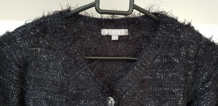 Gilet noir et argentés 8 ans - photo numéro 3