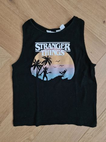 Débardeur noir 14 ans Stranger things H&M
