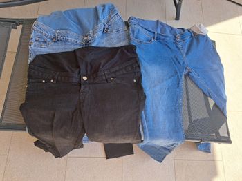 Lot jeans de grossesse
