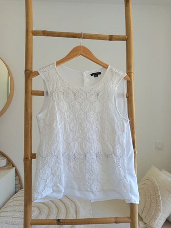 Blouse sans manche dentelle Amisu taille L