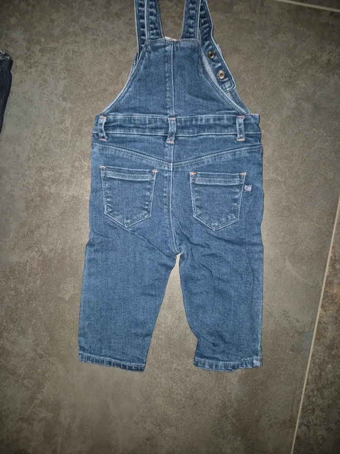 Lot de 3 salopettes bébé garçon 6 mois - photo numéro 5