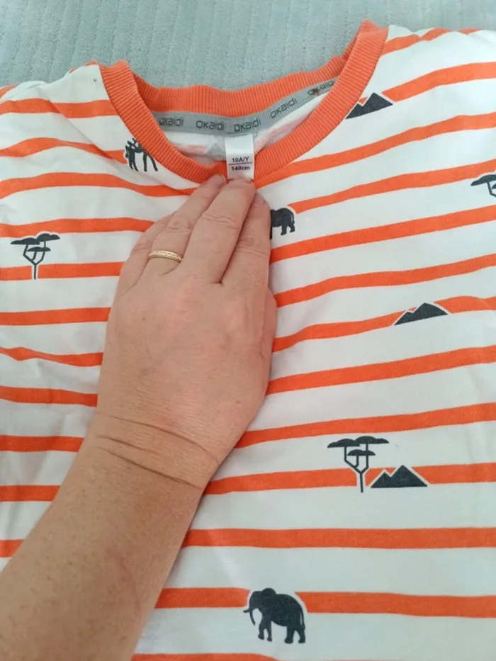 Pyjama été garçons 10 ans - photo numéro 2