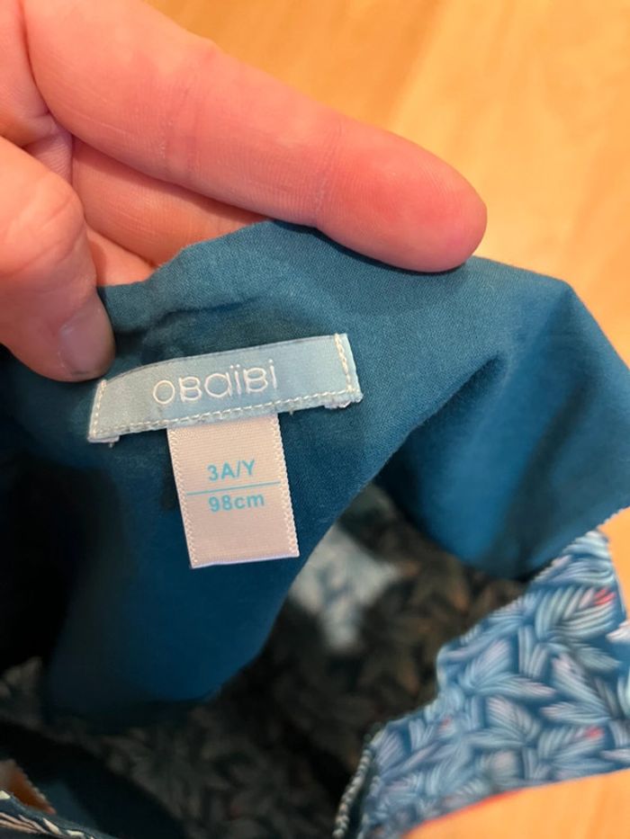 Combi-short fille obaibi taille 3 ans - photo numéro 3