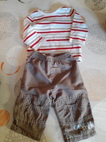 Ensemble tee-shirt ml+ pantalon
