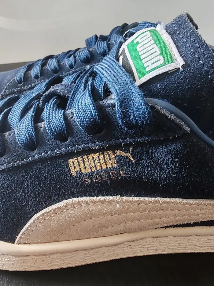 Baskets Puma Suede Classic bleu marine/blanc – Taille 37 Femme - photo numéro 5