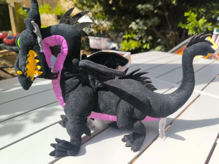 Peluche dragon belle aux bois dormant rare disneyland paris - photo numéro 6