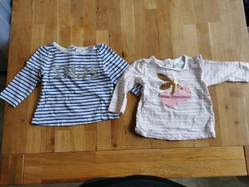 Lot 2 t shirt TEX 6 mois