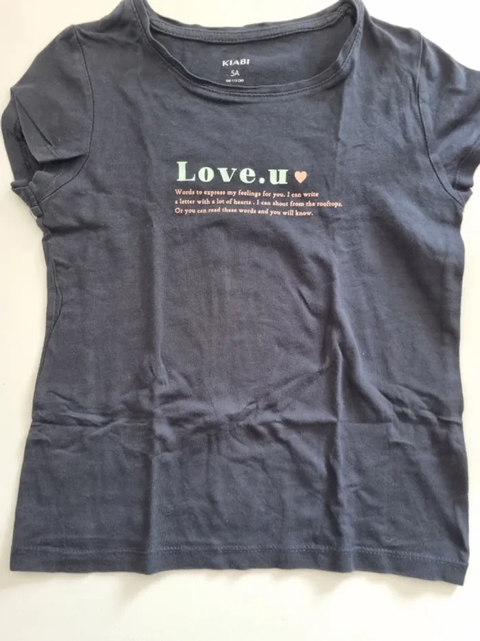 T-shirt kiabi love.u