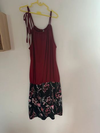 Robe courte femme à fleurs, taille S