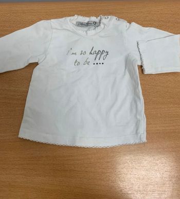 T-shirt manche longue - 3 mois