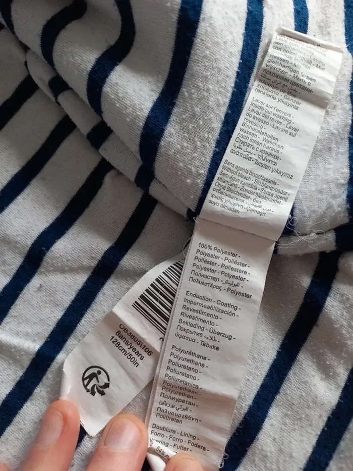 Blouson bleu marine 8 ans - photo numéro 8