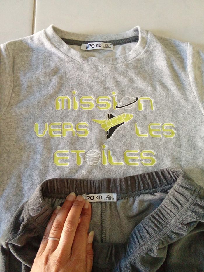 Pyjama chaud fusée 12ans - photo numéro 2