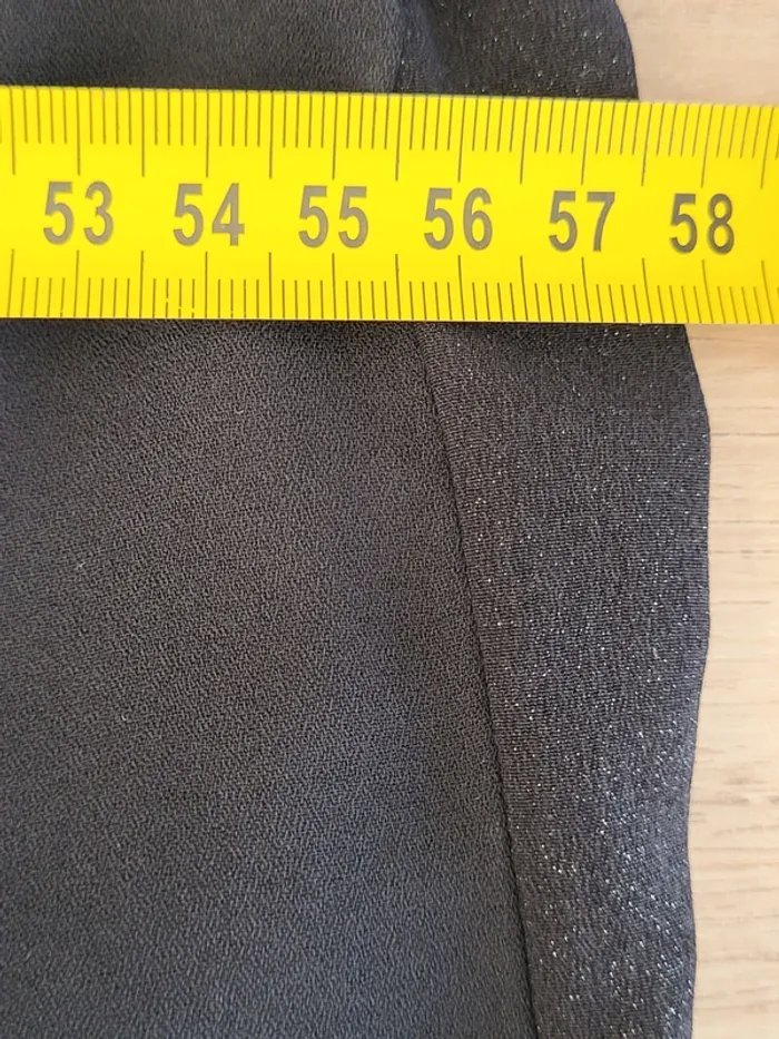 Blouse manches courtes noire et blanche Charlott' Taille 42 44 - photo numéro 9
