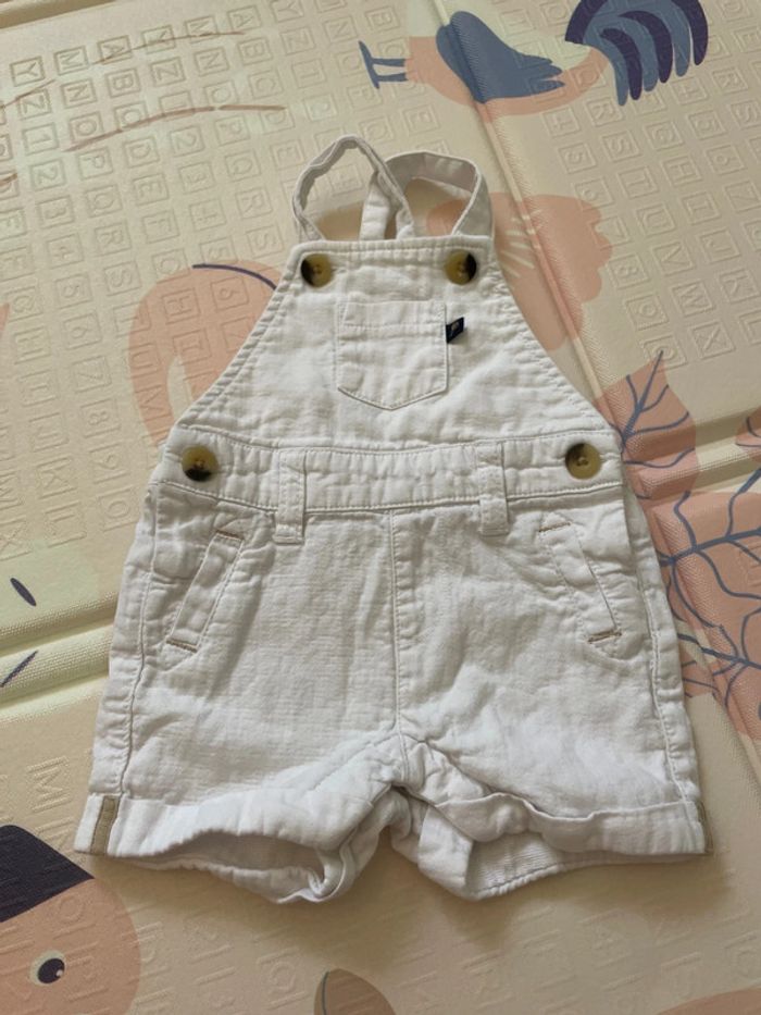 Salopette blanche garçon kiabi 6 mois - photo numéro 2