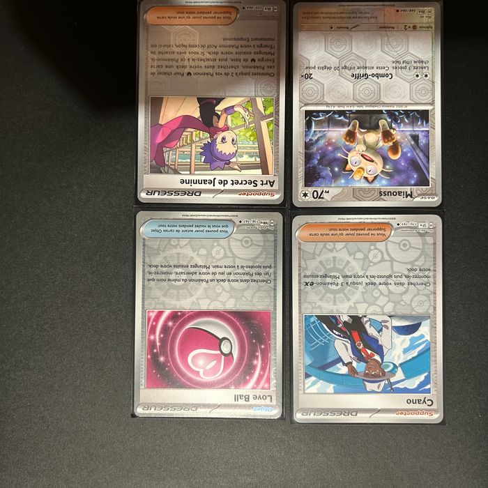Lots de carte Pokémon
