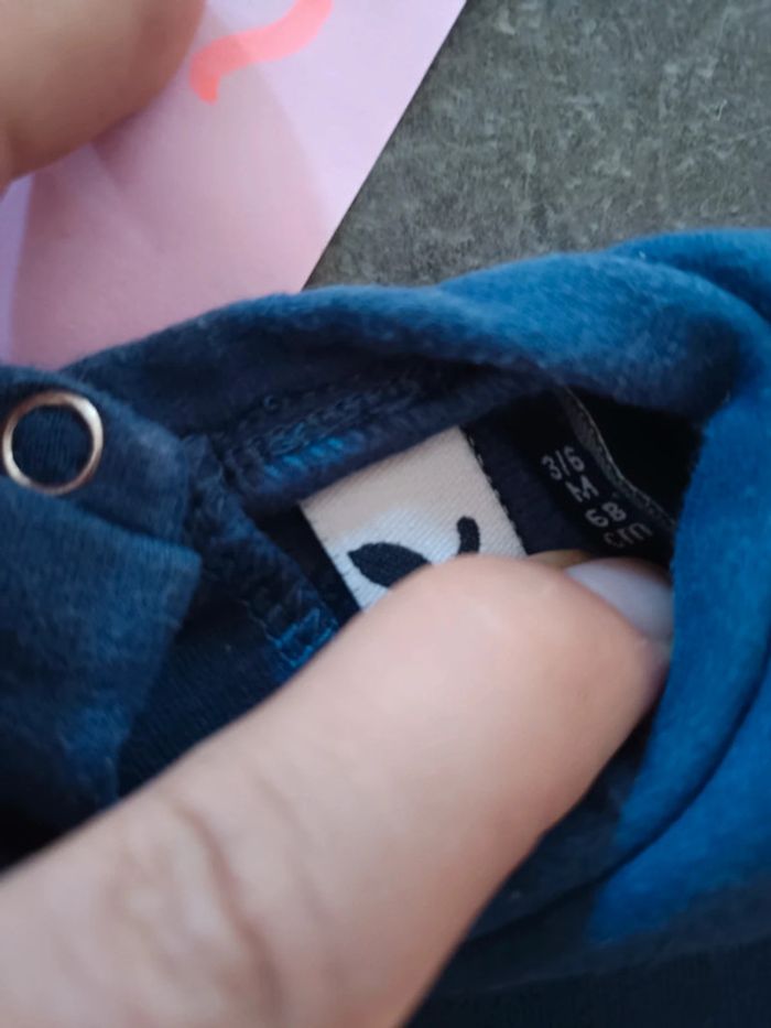 Robe bleue licorne 3/6 mois - photo numéro 3