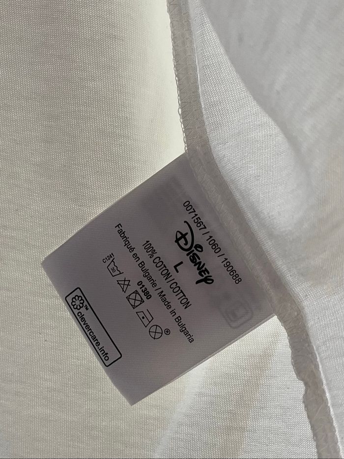 T-shirt violet blanc stitch Disney - photo numéro 5