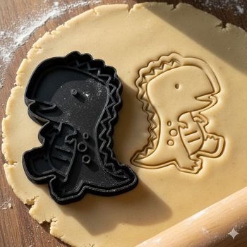 Emporte-pièce Dinosaure Rigolo 8 cm - Découpoir pour Biscuits Maison