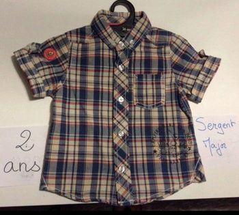 Chemise Sergent Major multicolore