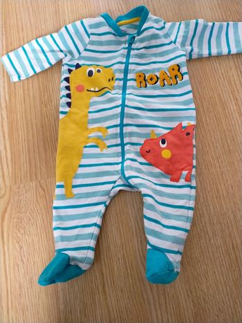 Pyjama dinosaure DPAM 3 mois