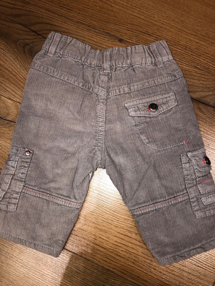 Pantalon sergent major velour 🌺 très bon état taille 1 mois - photo numéro 3