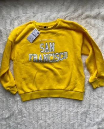 Pull jaune San Francisco kiabi