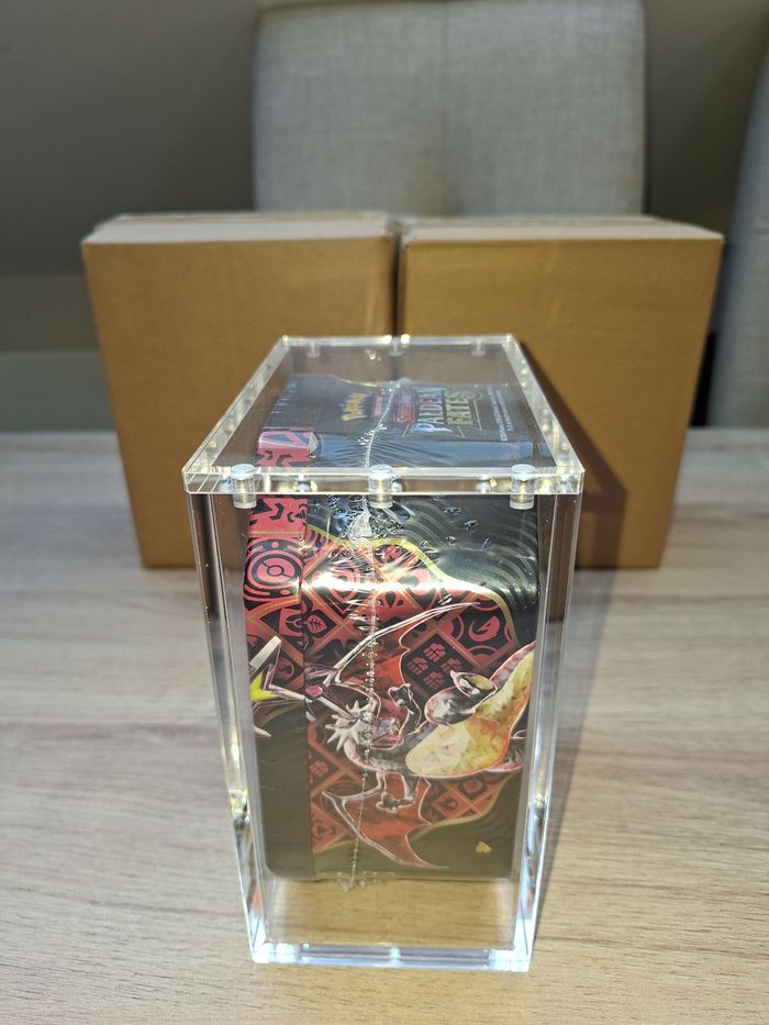 Lot de 2 acryliques pour pokebox Pokémon aimantée épaisse 8mm anti uv - photo numéro 2