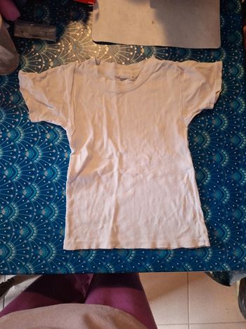 Tee-shirt blanc 6 ans petit bateau