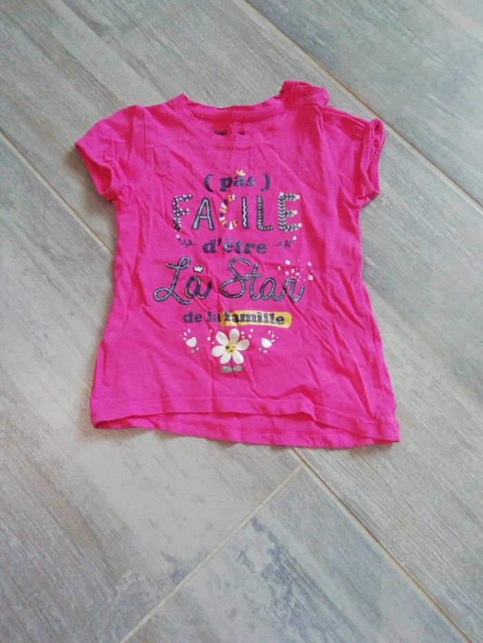 T-shirt 24 mois fille