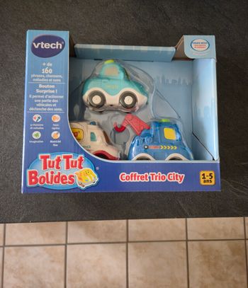 Coffret trio city Tut Tut bolides bouton surprise