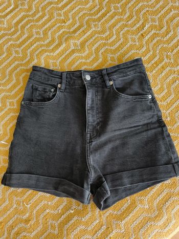 Short en jean noir H&M
