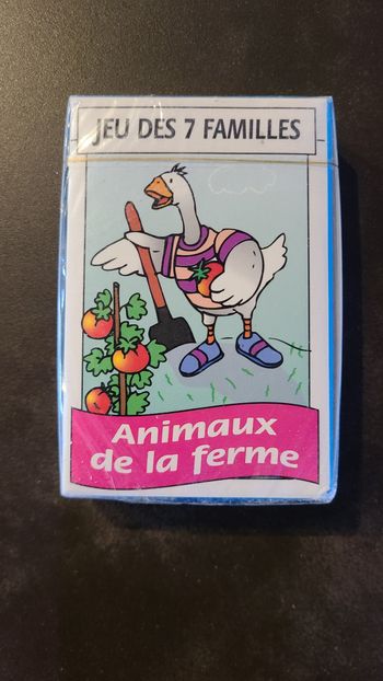 Jeu de Cartes des 7 Familles Theme animaux de la Ferme