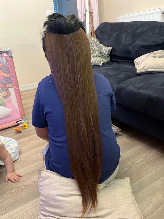 Extension cheveux lisse avec clips - photo numéro 5