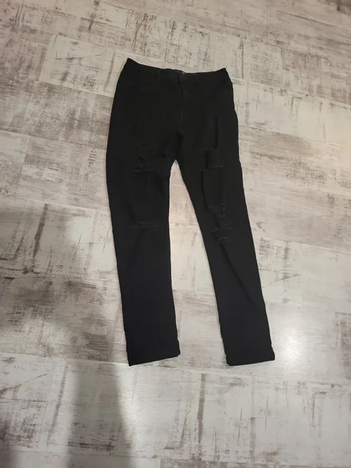 Jeans femme trouée