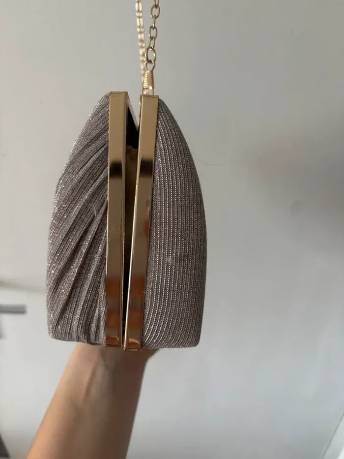 Pochette de cérémonie lilas - photo numéro 5