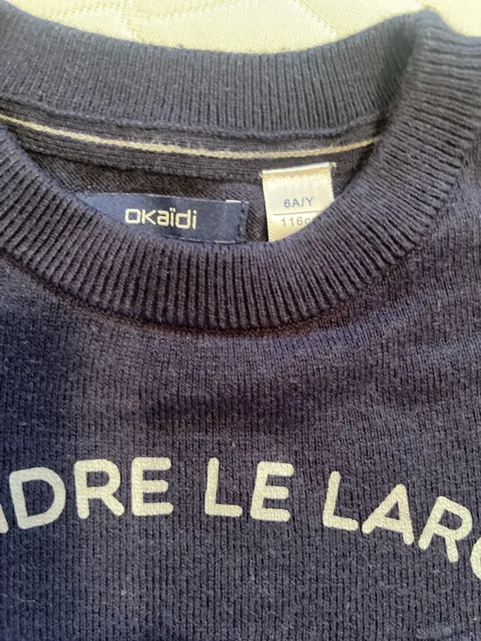 Pull marine Okaidi - photo numéro 2