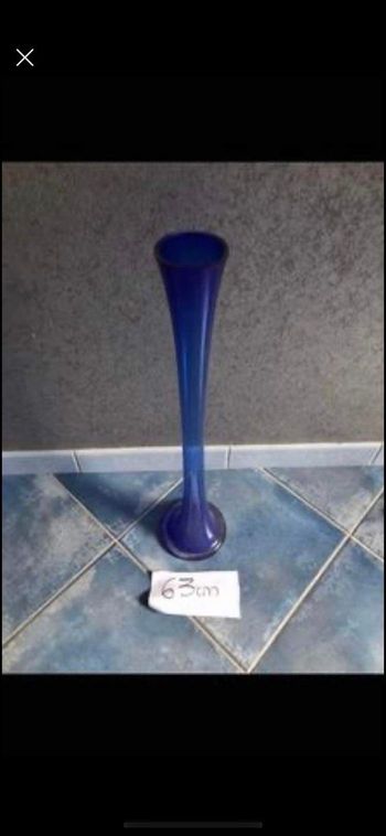 Grand vase bleu
