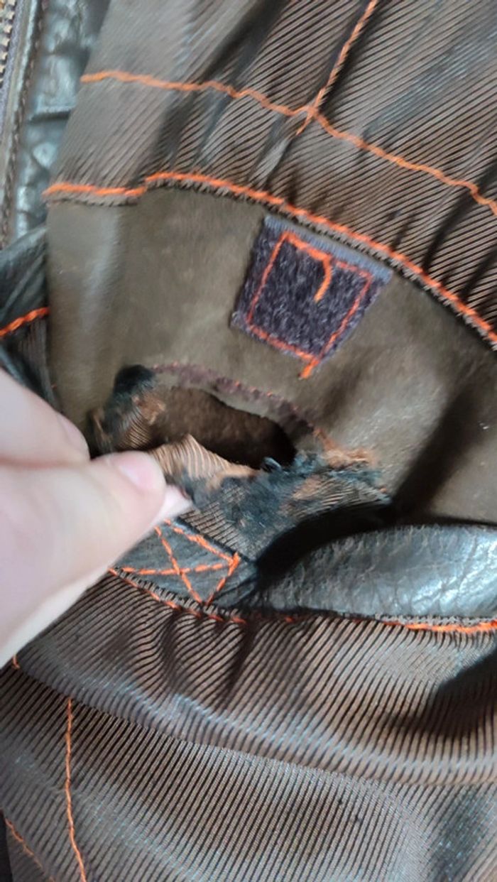 Veste cuir buffle homme - photo numéro 4