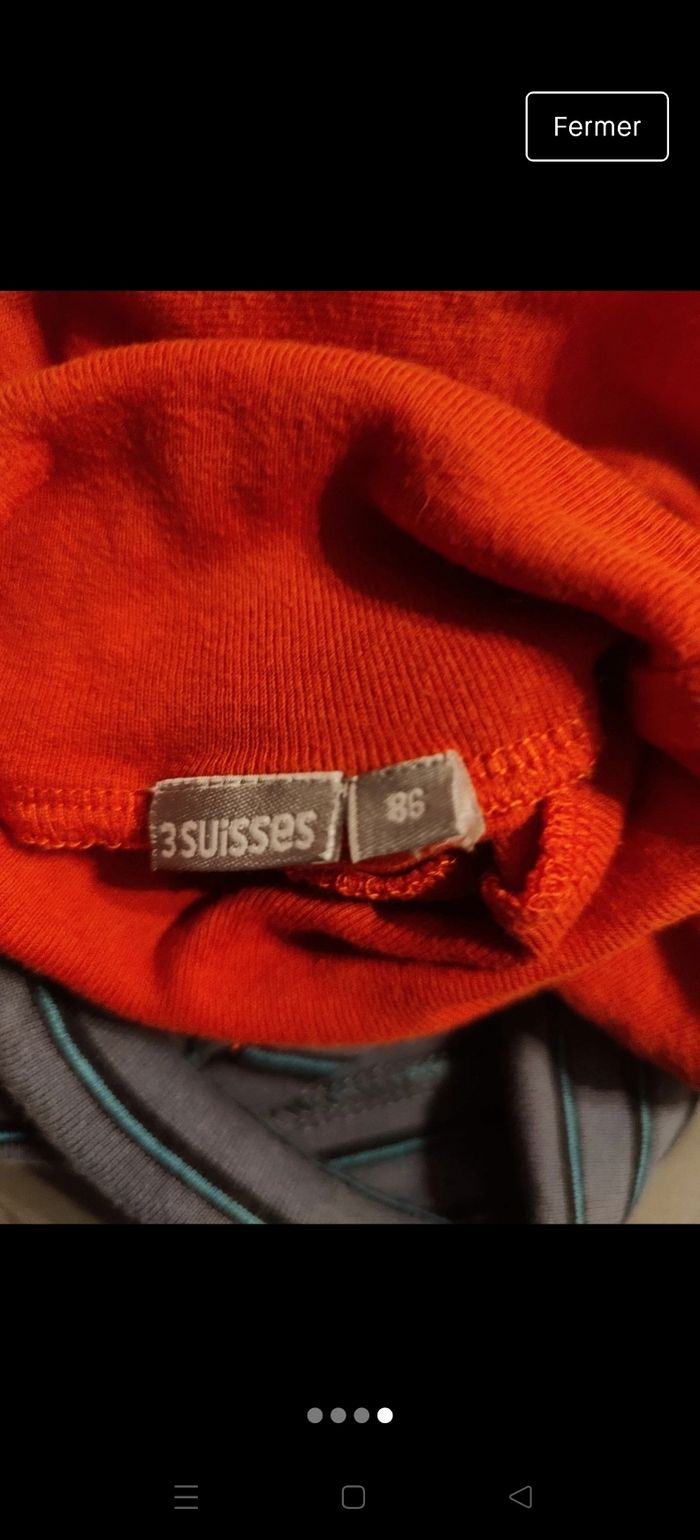 Lot 2 sous pulls col roulé sergent major et 3 suisses - photo numéro 4