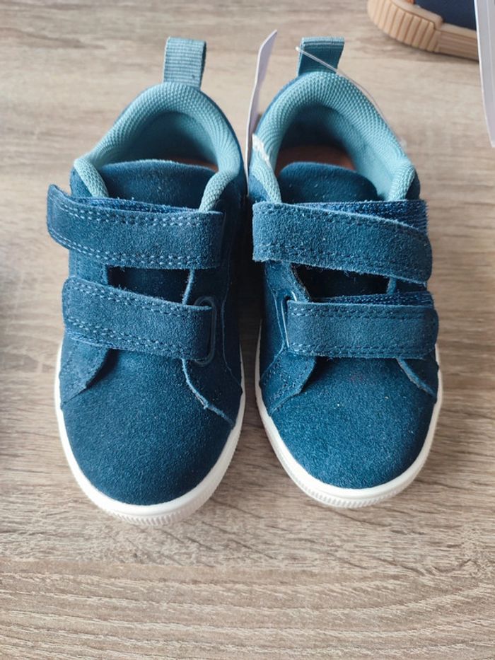 Basket cuir a scratch