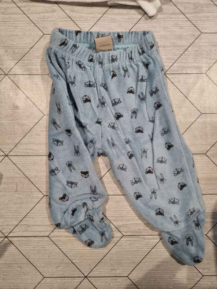 Pyjama boîte à malice bleu et blanc - photo numéro 4