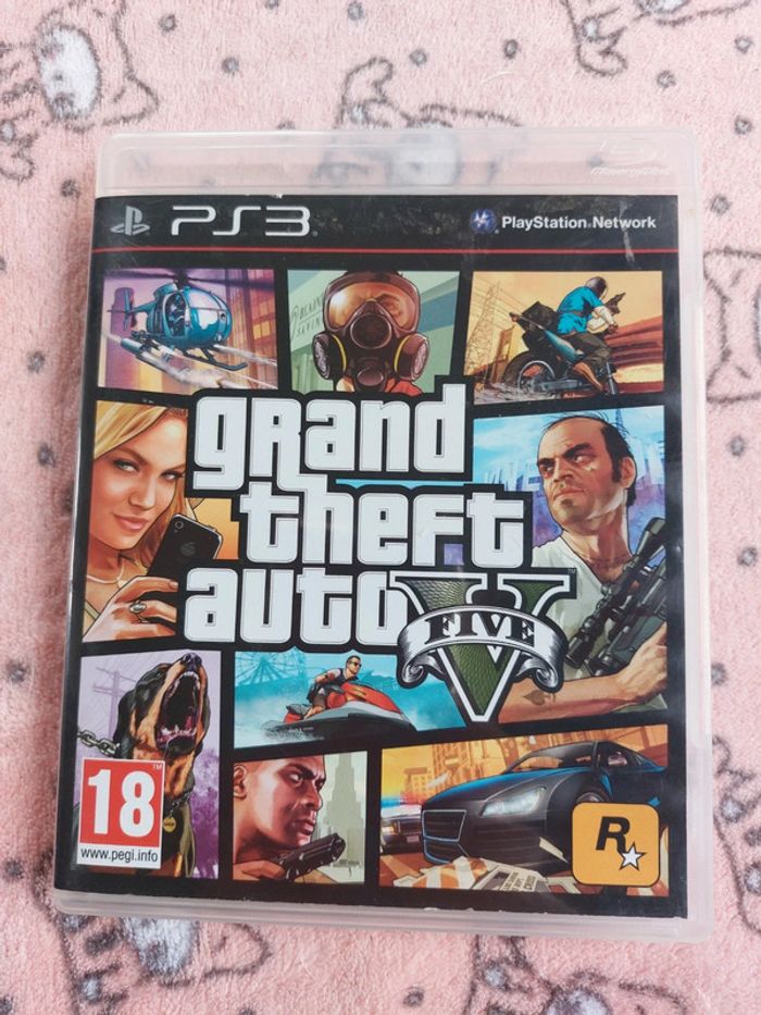 Jeu ps3 grand theft auto V