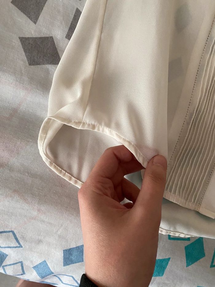 Superbe belle blouse chemise crème H&M taille 36 - photo numéro 10