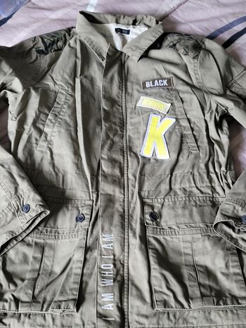veste saharienne ikks 12ans kaki (18e)