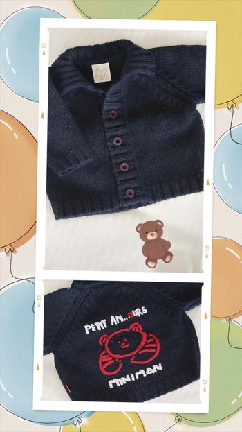 Miniman Cardigan Garçon 3 mois