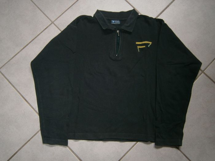 Polo ML vert kaki 14 ans